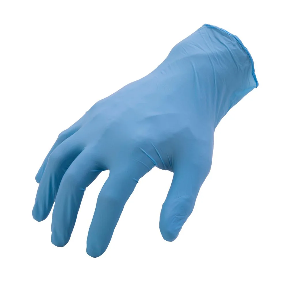 212 Performance NTG-03-010 Disposable 5mil Blue Nitrile Gloves (Latex Free), Large (100 Count) Blue - Moutools