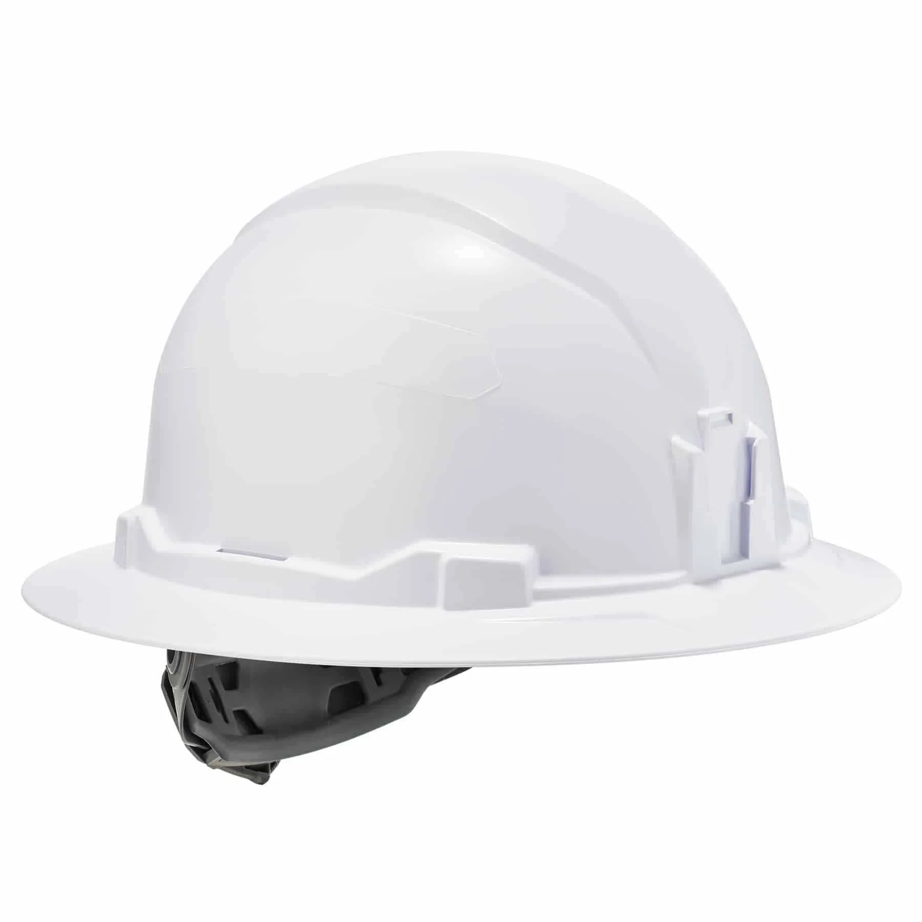 Ergodyne 60150 8971  White Class E Hard Hat Full Brim - Moutools