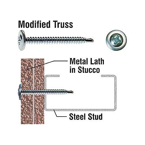 Primesource MTD812 Self Drilling Modified Truss Screws, 8