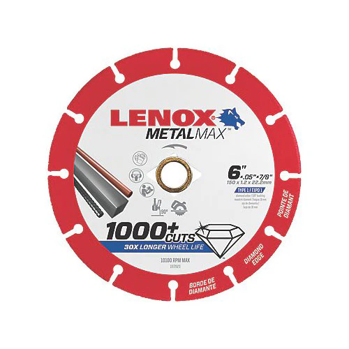 Lenox 1972923 MetalMax Diamond Cutoff Wheel 6