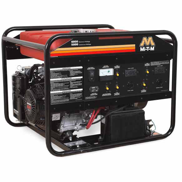 Mi-T-M GEN-6000-0MHE 6000-Watt Gasoline Portable Generator - Moutools