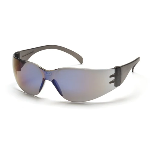 Pyramex S4175S Intruder Blue Mirror Lens with Blue Mirror Frame - Moutools