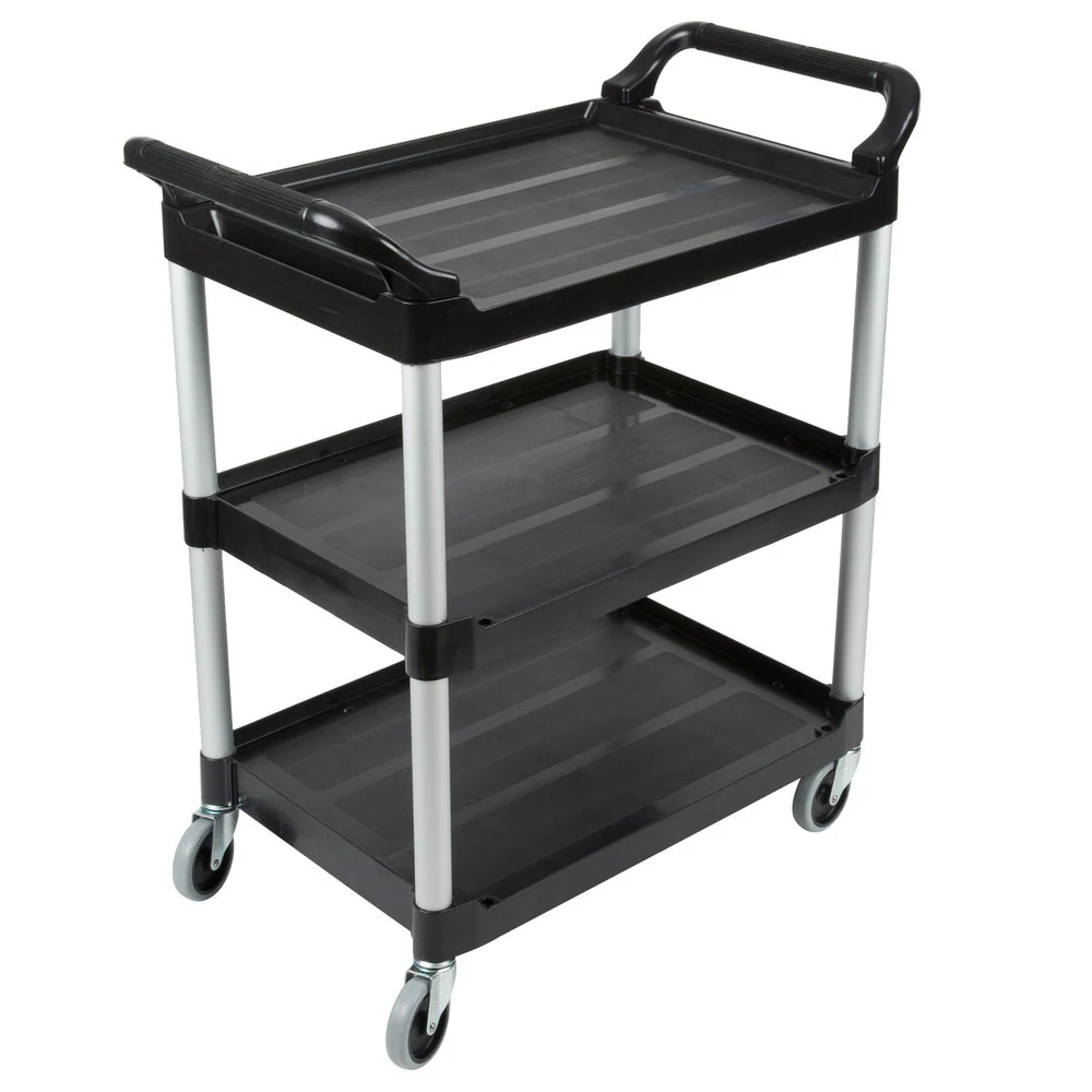 Rubbermaid FG342488BLA Utility Cart with 4