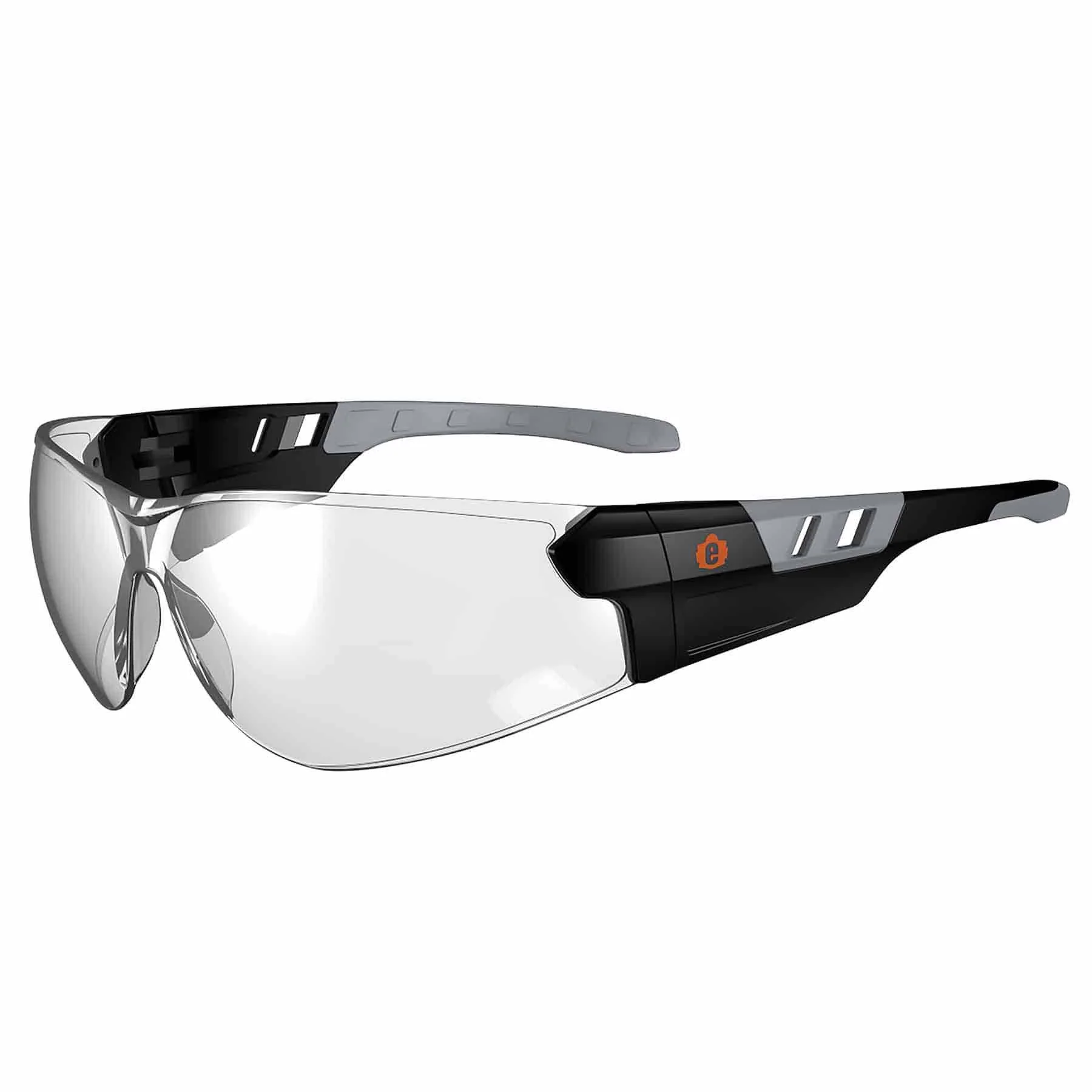 Ergodyne 59180 SAGA In/Outdoor Lens Matte Black Frameless Safety Glasses - Moutools