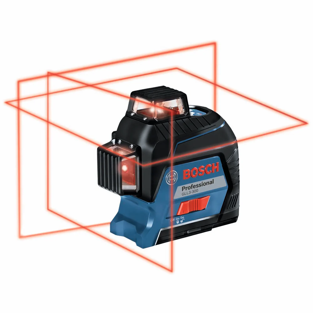 Bosch GLL3-300 360? Three-Plane Leveling and Alignment-Line Laser - Moutools