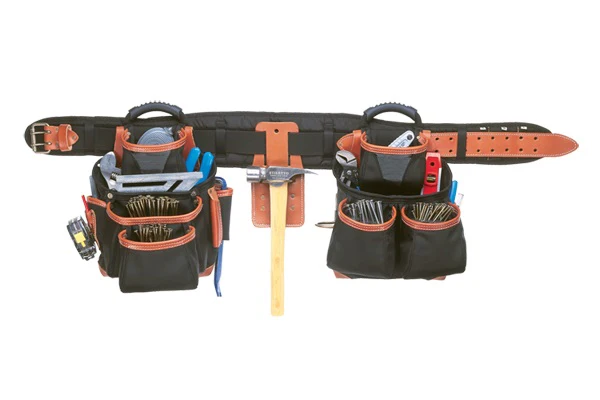 Custom Leather Craft 51452 27 Pocket - 4 Piece Top-Of-The-Line Pro-Framer'S Combo System - Moutools