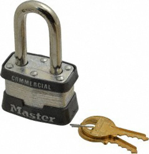 MasterLock 3KALF3753 #3 Long Hasp Lock Keyed Alike / Key#3753 - Moutools