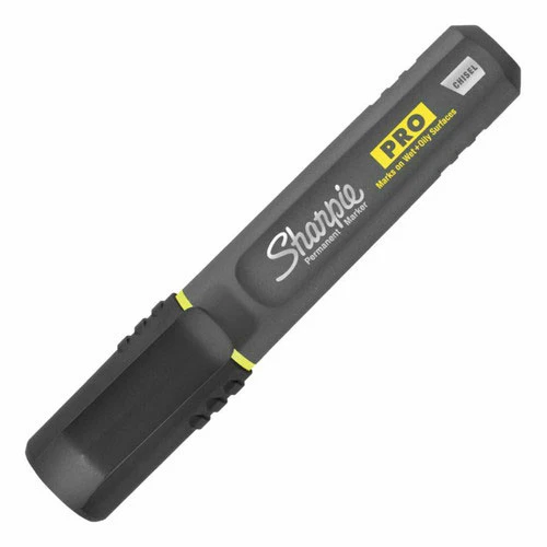 Sharpie Pro 2018326 Chisel-Tip Permanent Marker, Black - Moutools