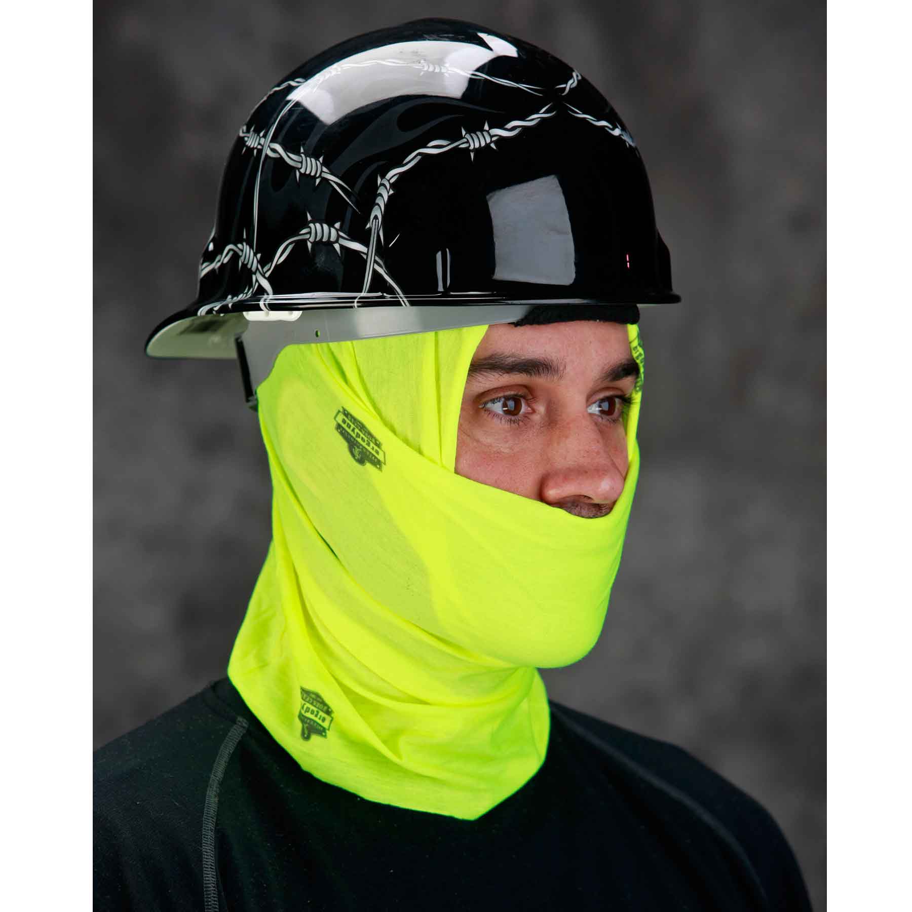 Ergodyne 42108 Chill-Its #6485 HiVis Lime Multi-Band, Neck Gaiter, Face Mask / Buff - Moutools