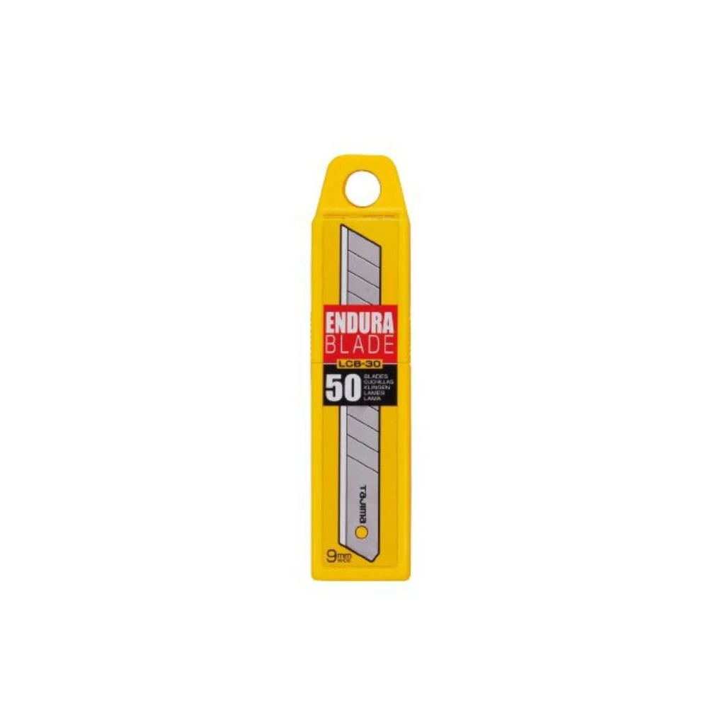 Tajima LCB-30-50 Endura-Blade 13-Point Utility Knife Blades, 50-Blade Contractor Pack - Moutools