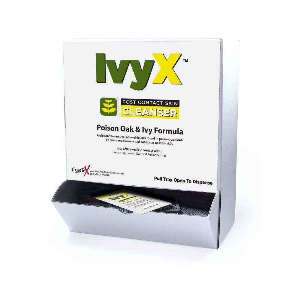 First Aid Only 18-062 IvyX Post-Contact Cleanser Packets, 25/box - Moutools