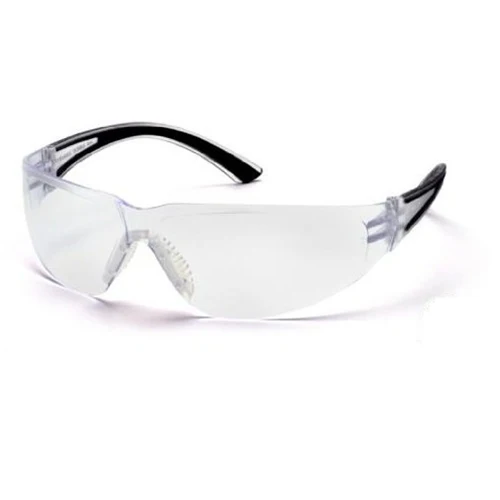 Pyramex SB3610ST Cortez Eyewear Clear Anti-Fog Lens Safety Glasses with Black Temples - Moutools