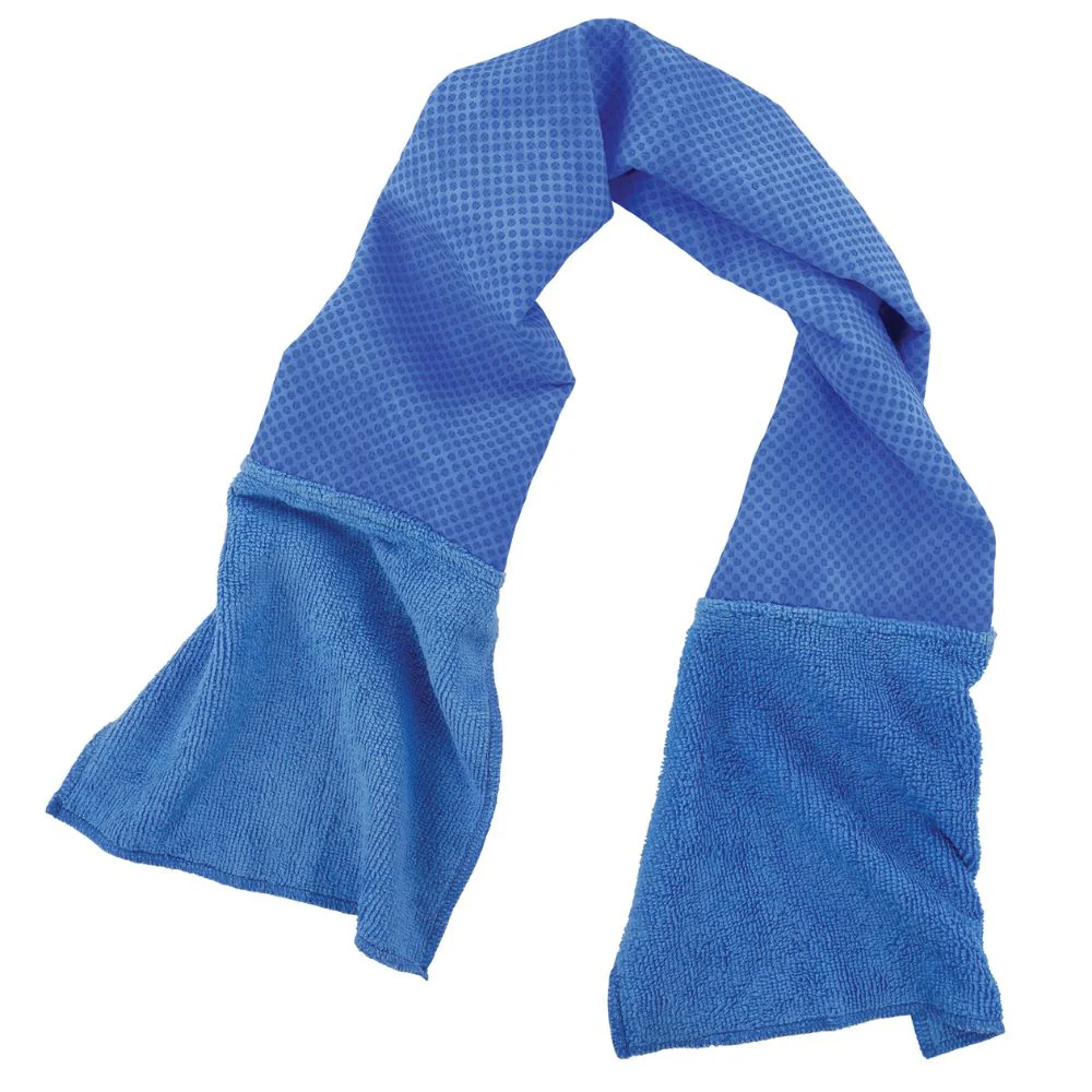 Ergodyne 12490 #6604 Blue Multi-Purpose Cooling Towel - Moutools