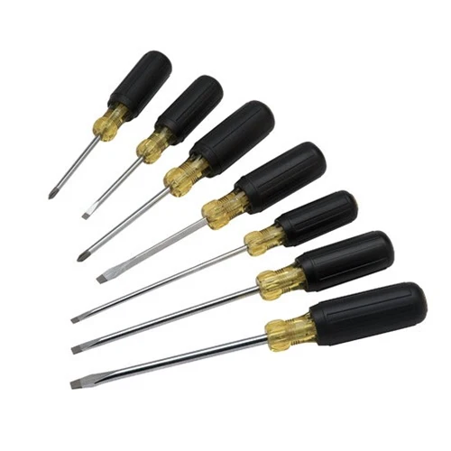 IDEAL 35-1298 7 Piece Cushion Grip Screwdriver Set - Moutools