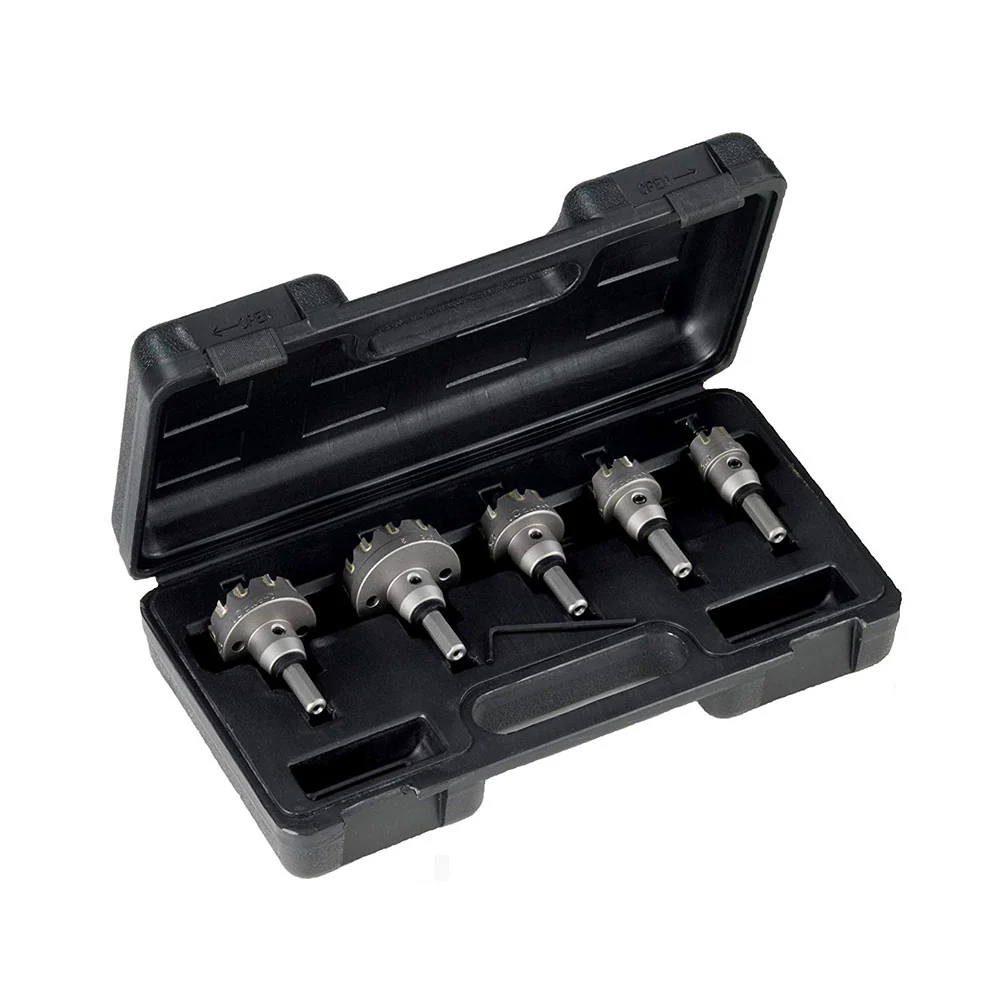 Champion CT5P-SET-A Carbide Tipped Hole Cutter Electrical Conduit Set, 5-Pcs - Moutools