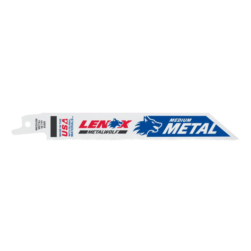 Lenox 20567S618R METALWOLF 6 in. 18 TPI WAVE EDGE Reciprocating Saw Blade - Moutools