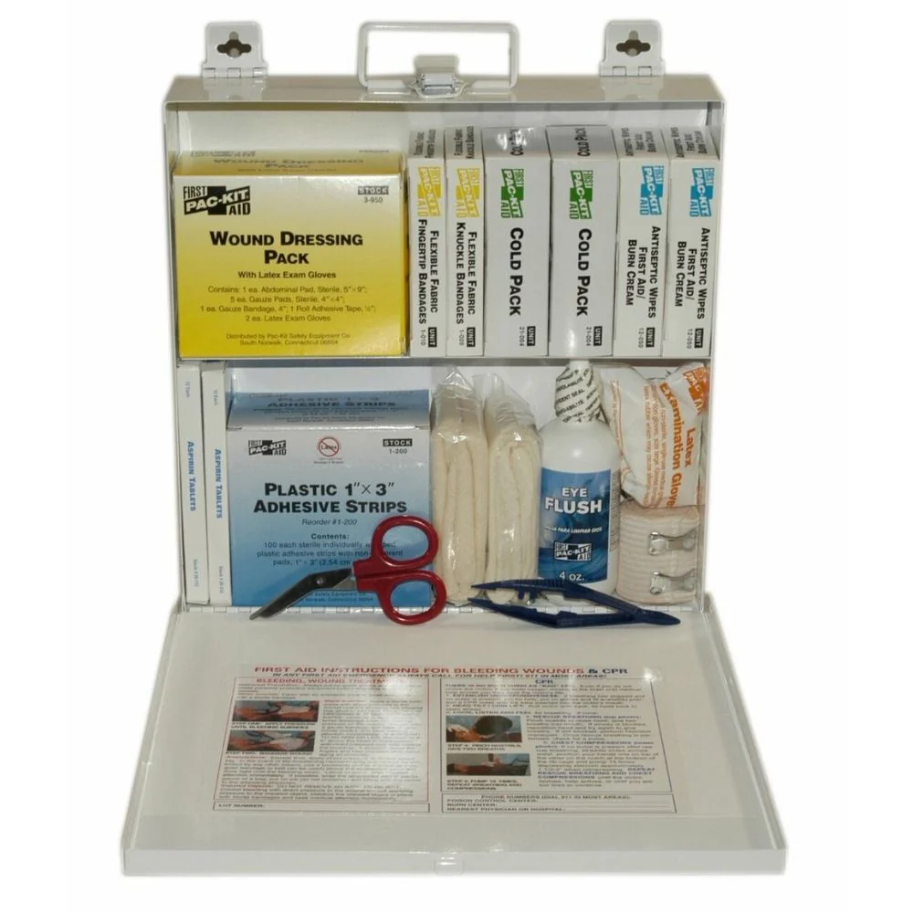 First Aid Only 6120 50 Person First Aid Kit, Steel - Moutools