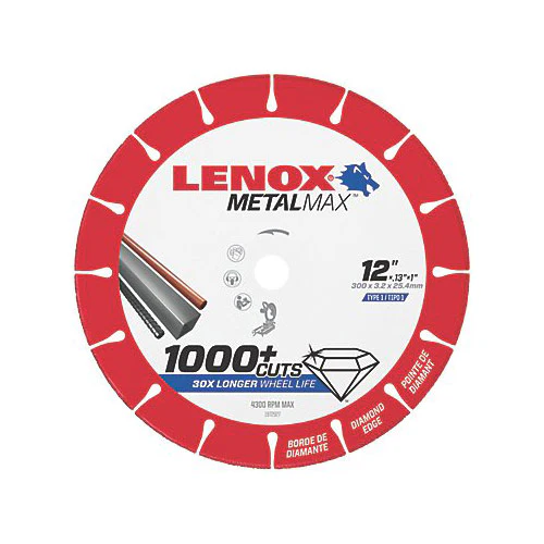 Lenox 1972927 MetalMax Diamond Cutoff Wheel 12