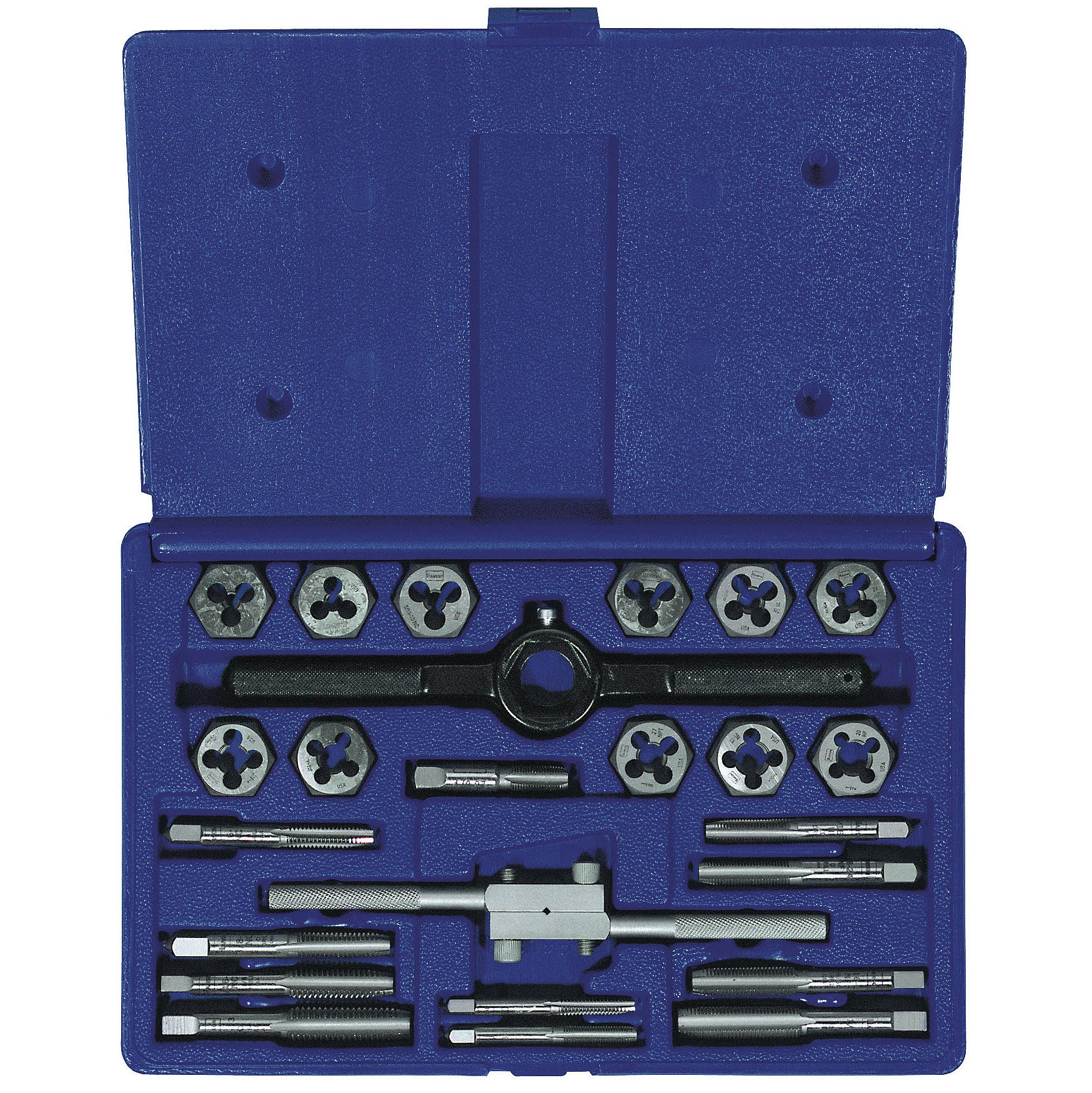 Irwin 1900204 24-Piece SAE Tap and Die Set - Moutools