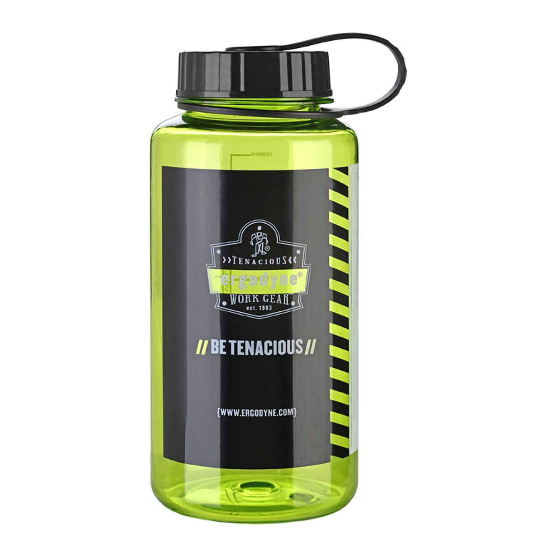 Ergodyne 13153 Chill-Its 5151 Wide Mouth Water Bottle, Lime - Moutools