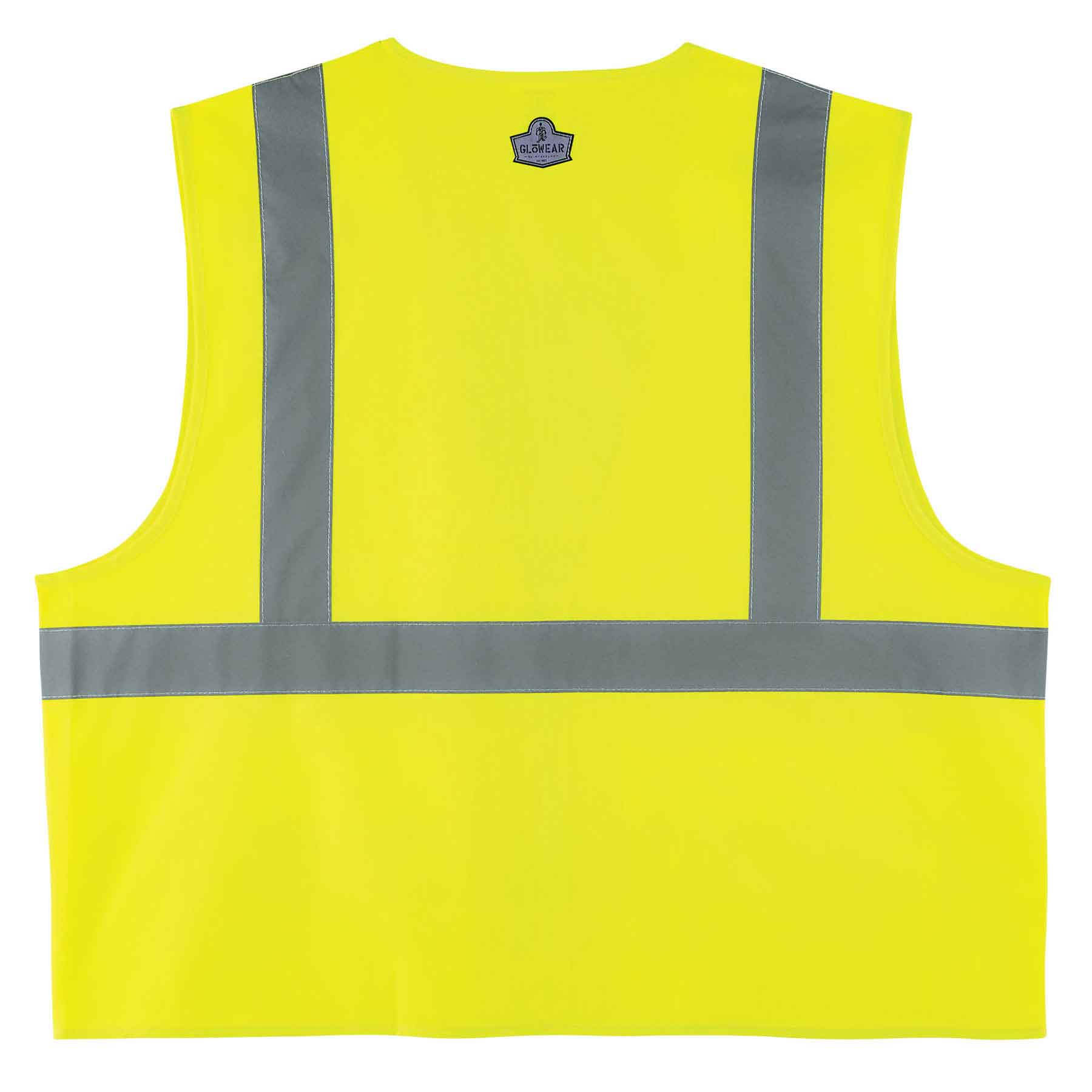 Ergodyne 21163 GloWear 8225Z Type R Class 2 Standard Solid Vest, Small/Medium, HV Lime - Moutools