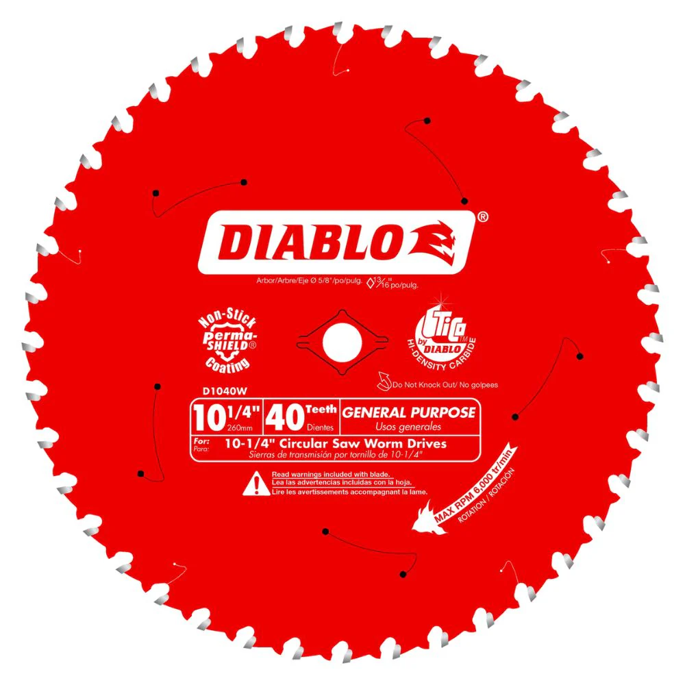 Diablo D1040W 10-1/4