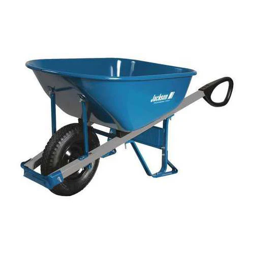 Union Tools M6TCFF M6 Total Control D-HDL Wheelbarrow 6 cu.ft., FF Tire - Moutools