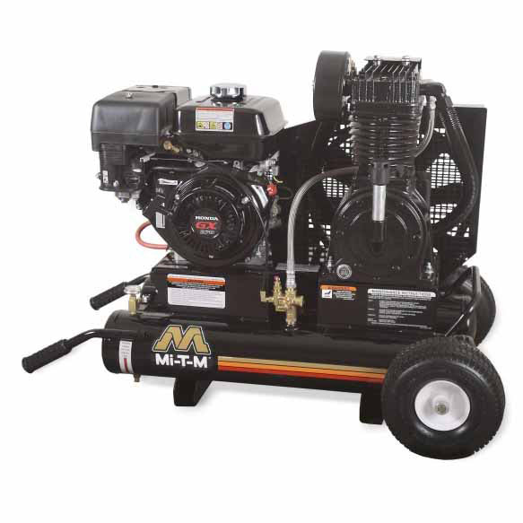 Mi-T-M AM2-PH09-08M 8-Gallon Two Stage Gasoline Air Compressor - Moutools