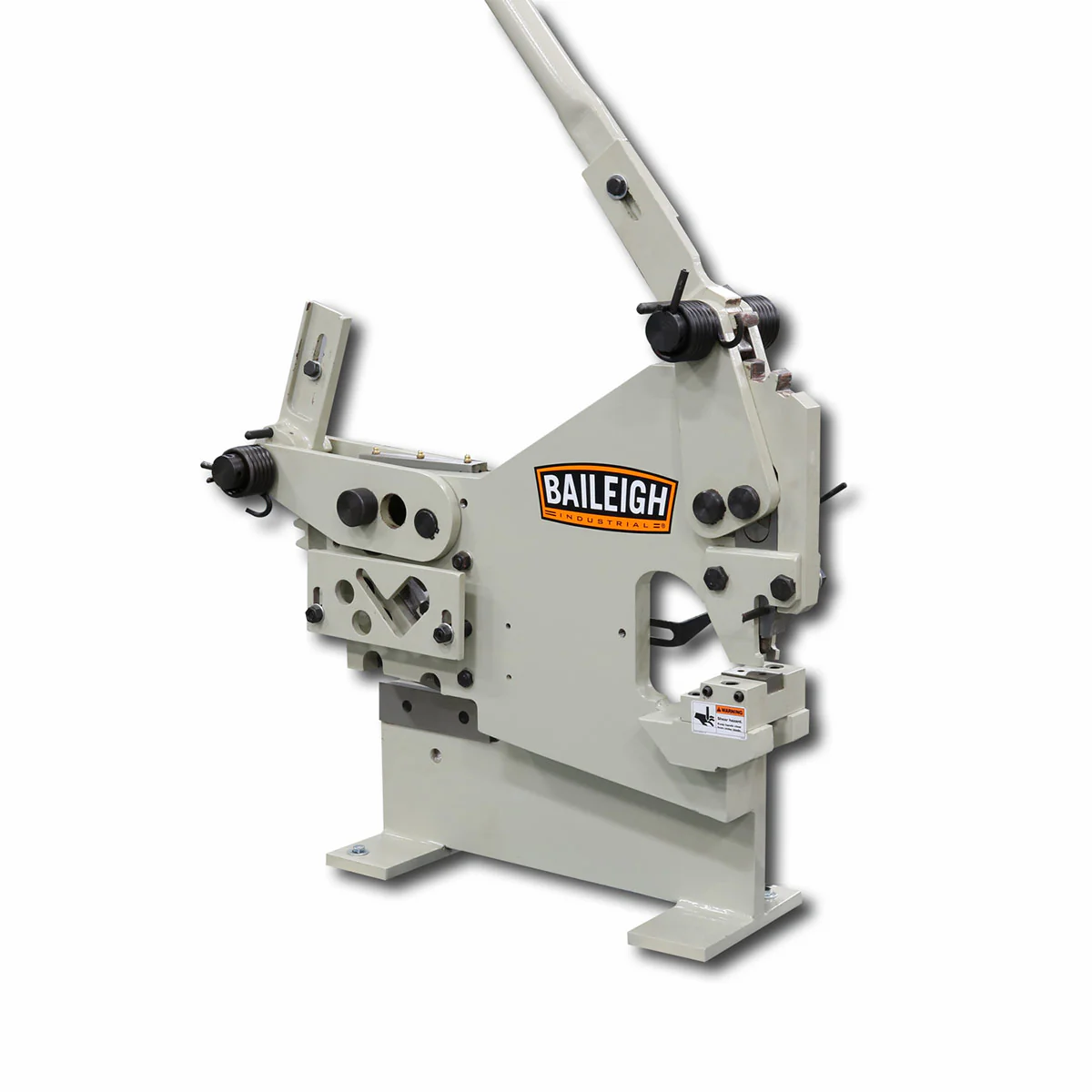 Baileigh Industrial BA9-1010452 Manual Iron Worker with Punch SW-22M-P - Moutools