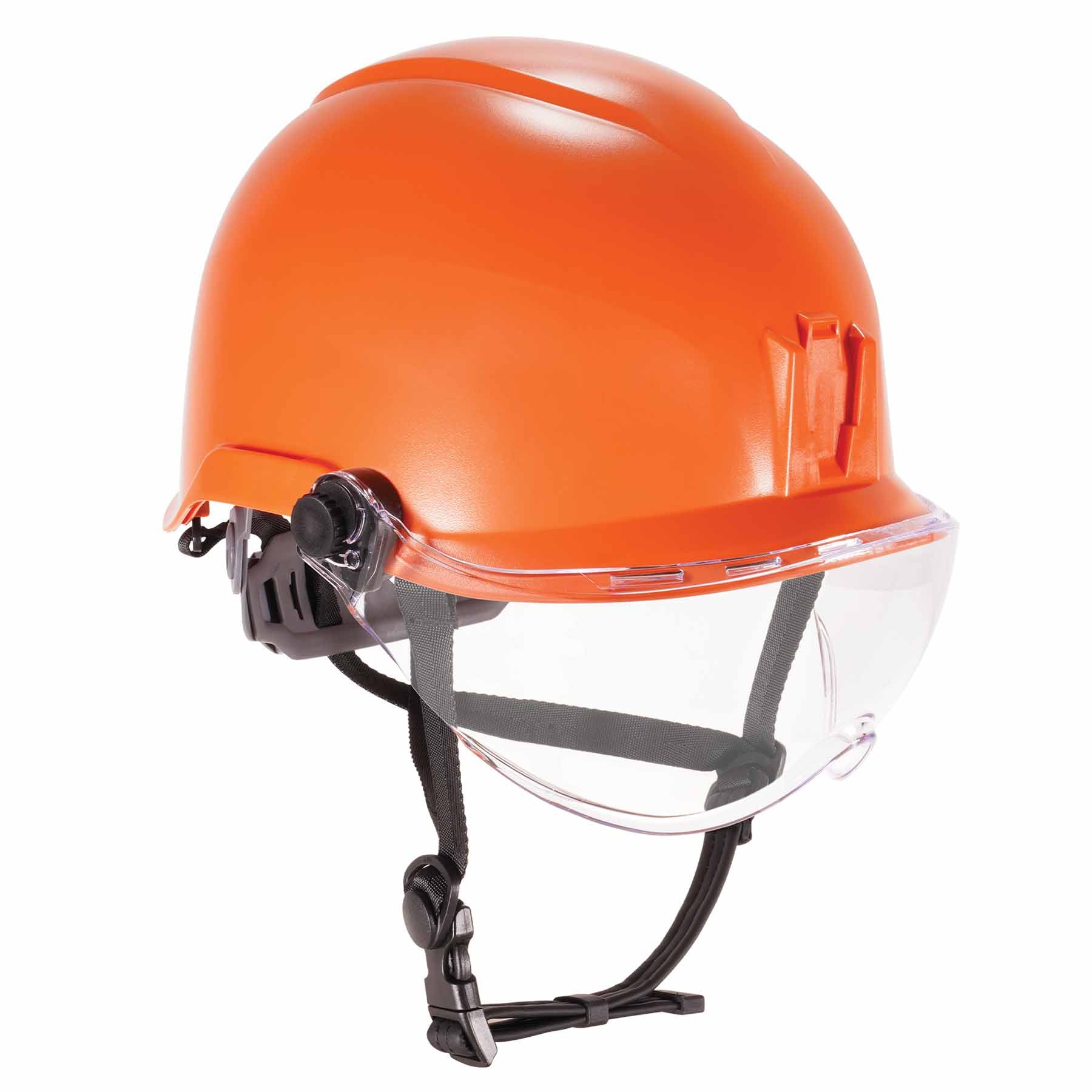 Ergodyne 60217 8974V Anti-Fog Clear Lens Orange Class E Safety Hard Hat Helmet + Visor - Moutools