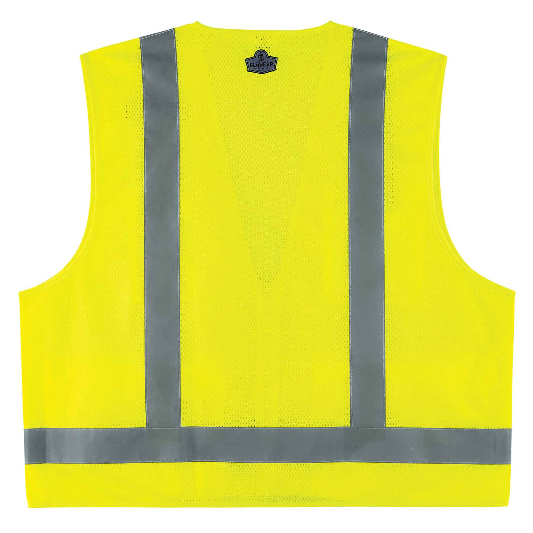 Ergodyne 24027 GloWear 8249Z Type R Class 2 Economy Surveyors Vest, 2XL/3XL, HV Lime - Moutools