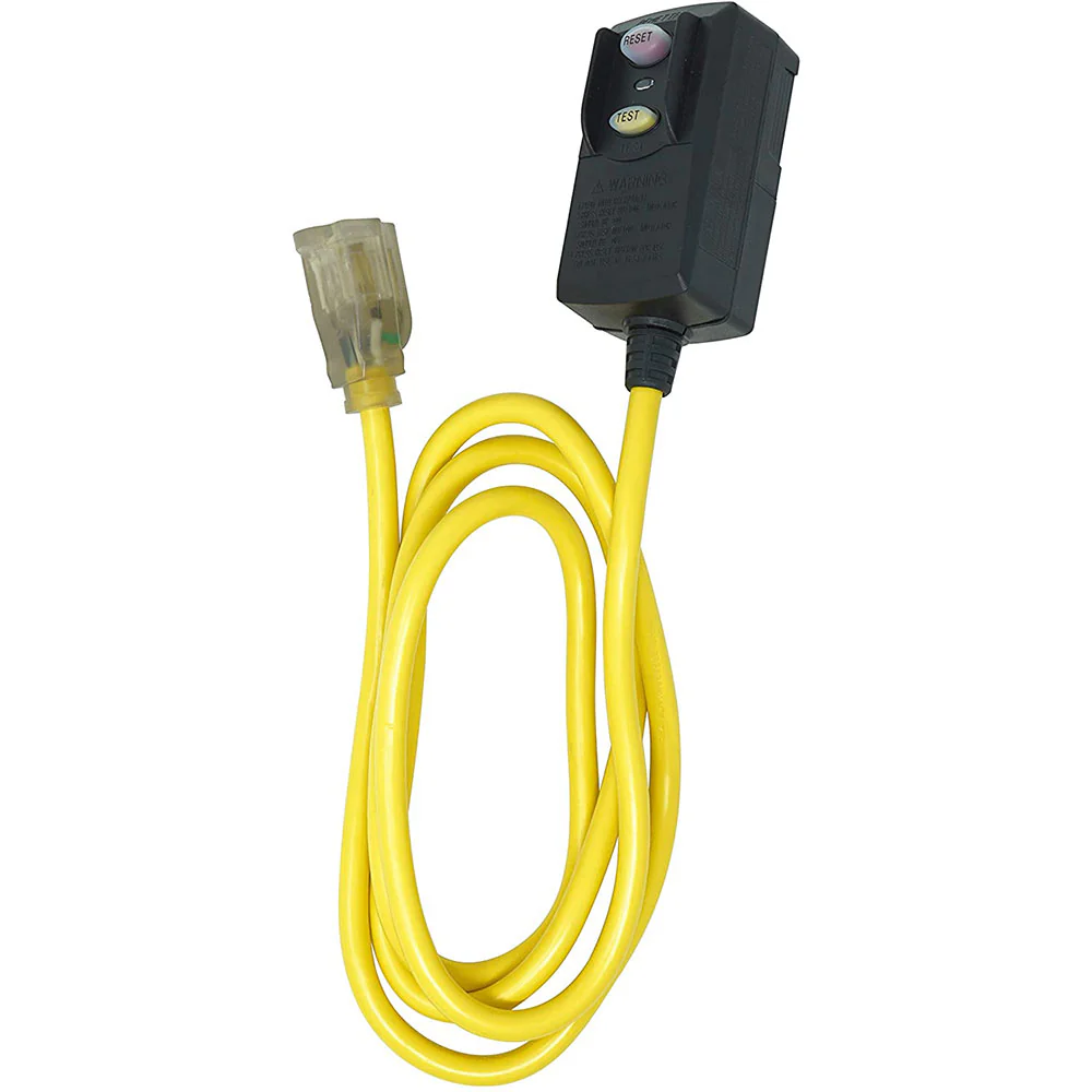 Woods 2879 Cord Ext Gfci 14/3Sjtw 6Ft Yel, 6-Feet, Yellow - Moutools