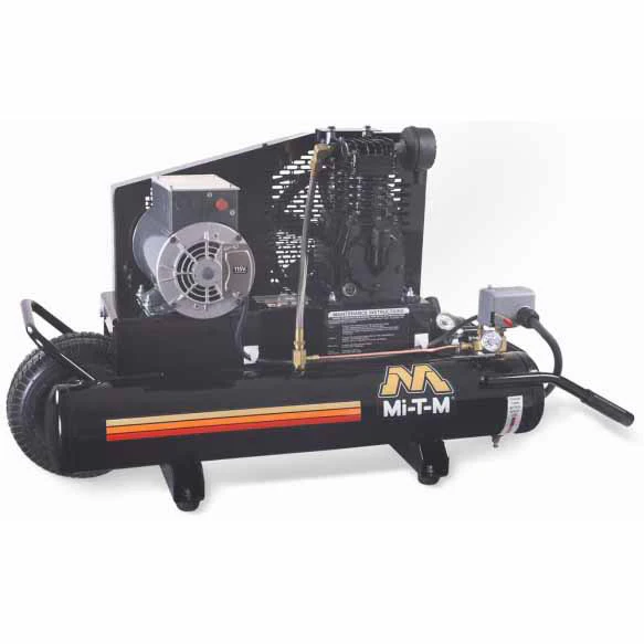 Mi-T-M AM1-PE02-08M 8-Gallon Single Stage Electric Air Compressor - Moutools