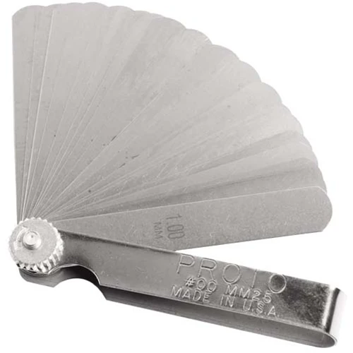 Proto J00MM25 Blade Metric Feeler Gauge Set - Moutools