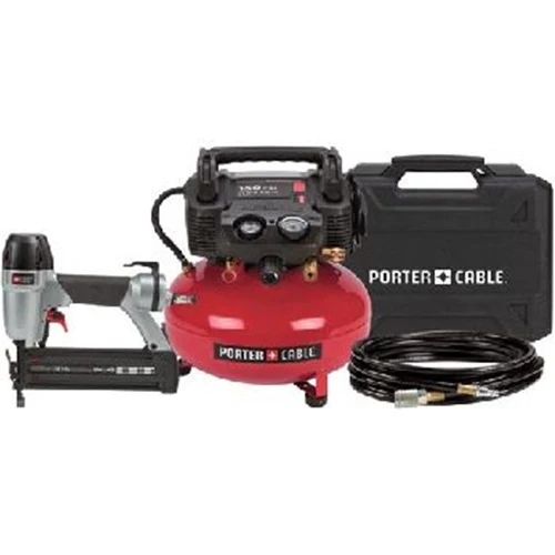 Porter Cable CF6121 6 Gal 150 Psi Pancake & 2