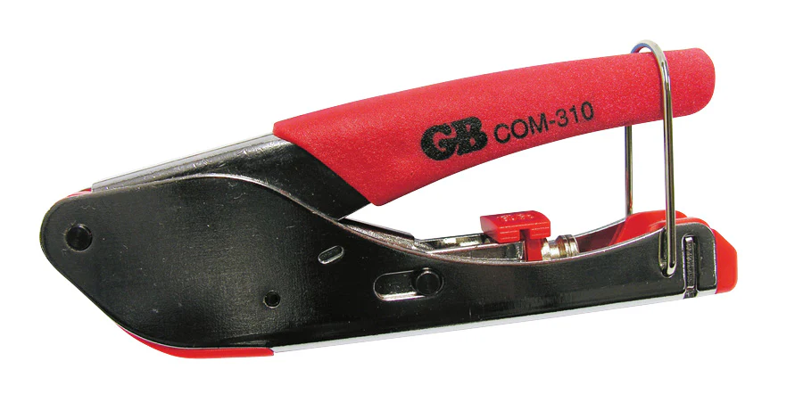 Gardner Bender COM-310 F-Type Compression Crimp Tool w/ lock close, Compact, RG-6, RG-6 Quad, RG-59 - Moutools