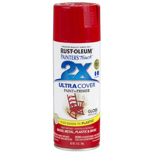 Rust-Oleum 249124 Apple Red Spray Paint - Moutools
