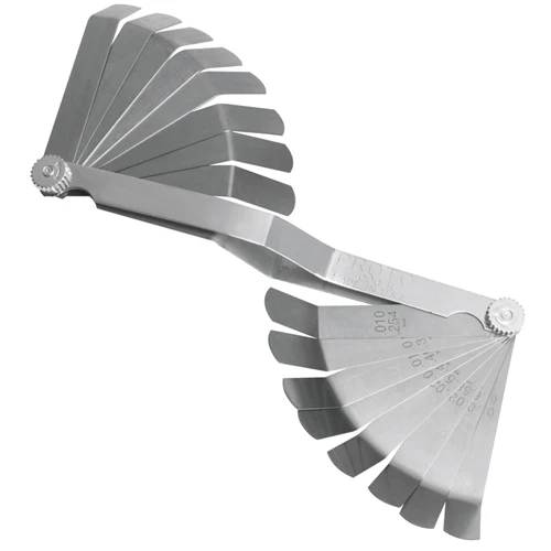 Proto J000R 16-Blade Overhead Valve Feeler Gauge Set - Moutools