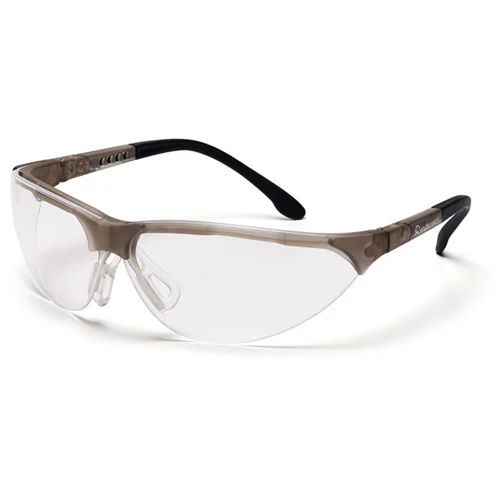 Pyramex SCG2810ST Rendezvous Clear Anti-Fog Lens Safety Glasses with Crystal Gray Frame - Moutools