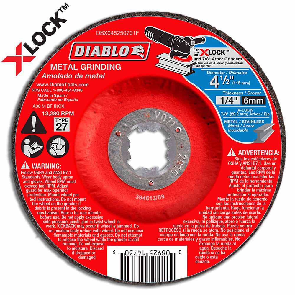 Diablo DBX045250701F 4-1/2