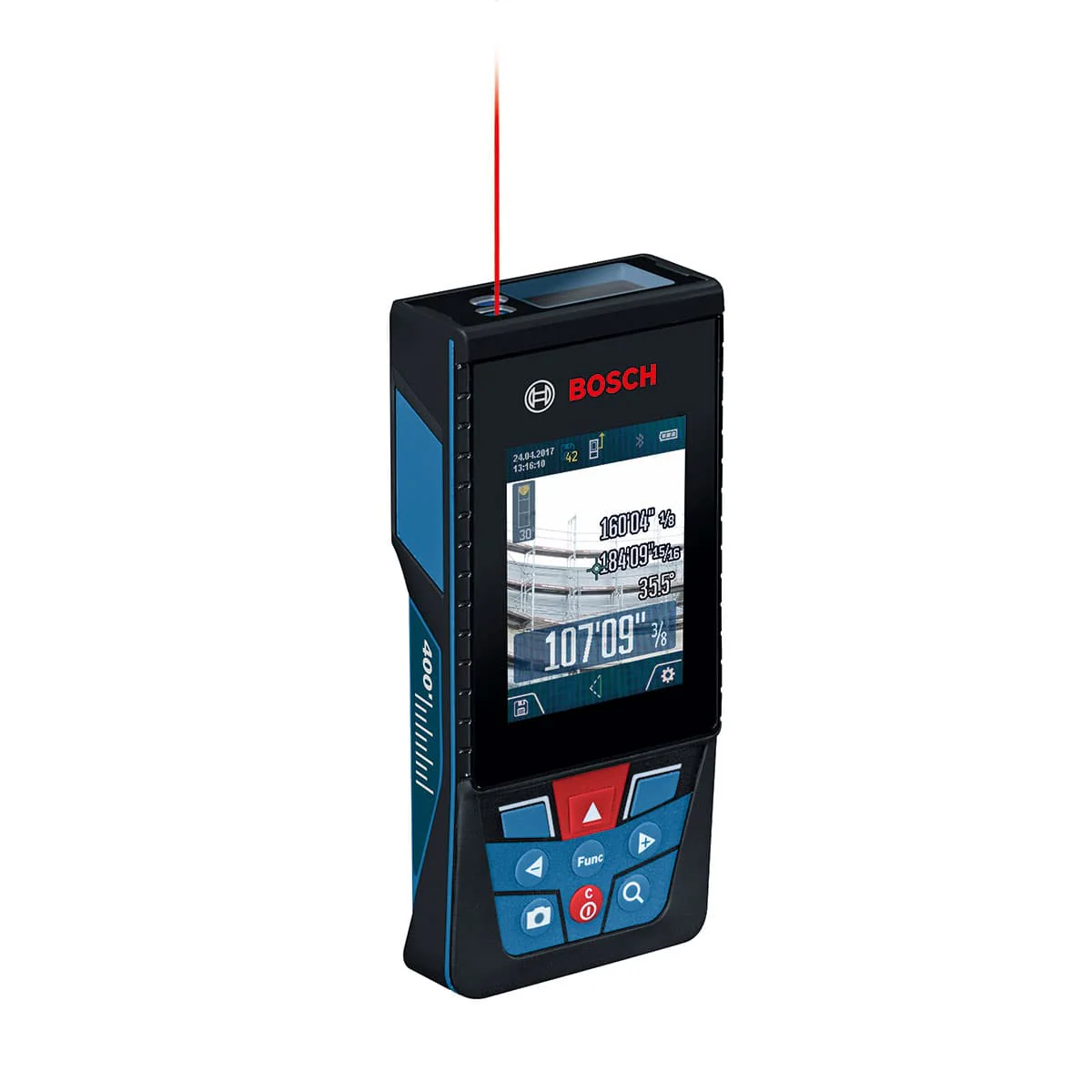 Bosch GLM400CL BLAZE Outdoor 400 Ft Laser Measure with Camera - Moutools