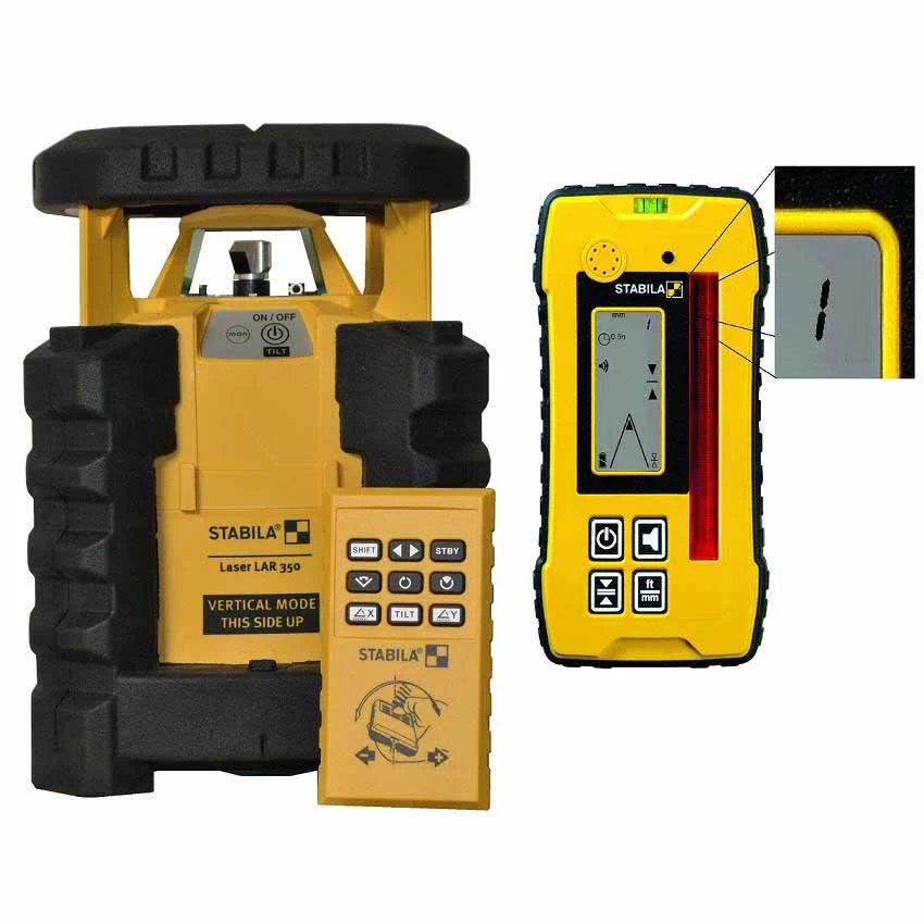 Stabila 07160 Remote Control for Laser 350 with in-built Movement Sensor - Moutools