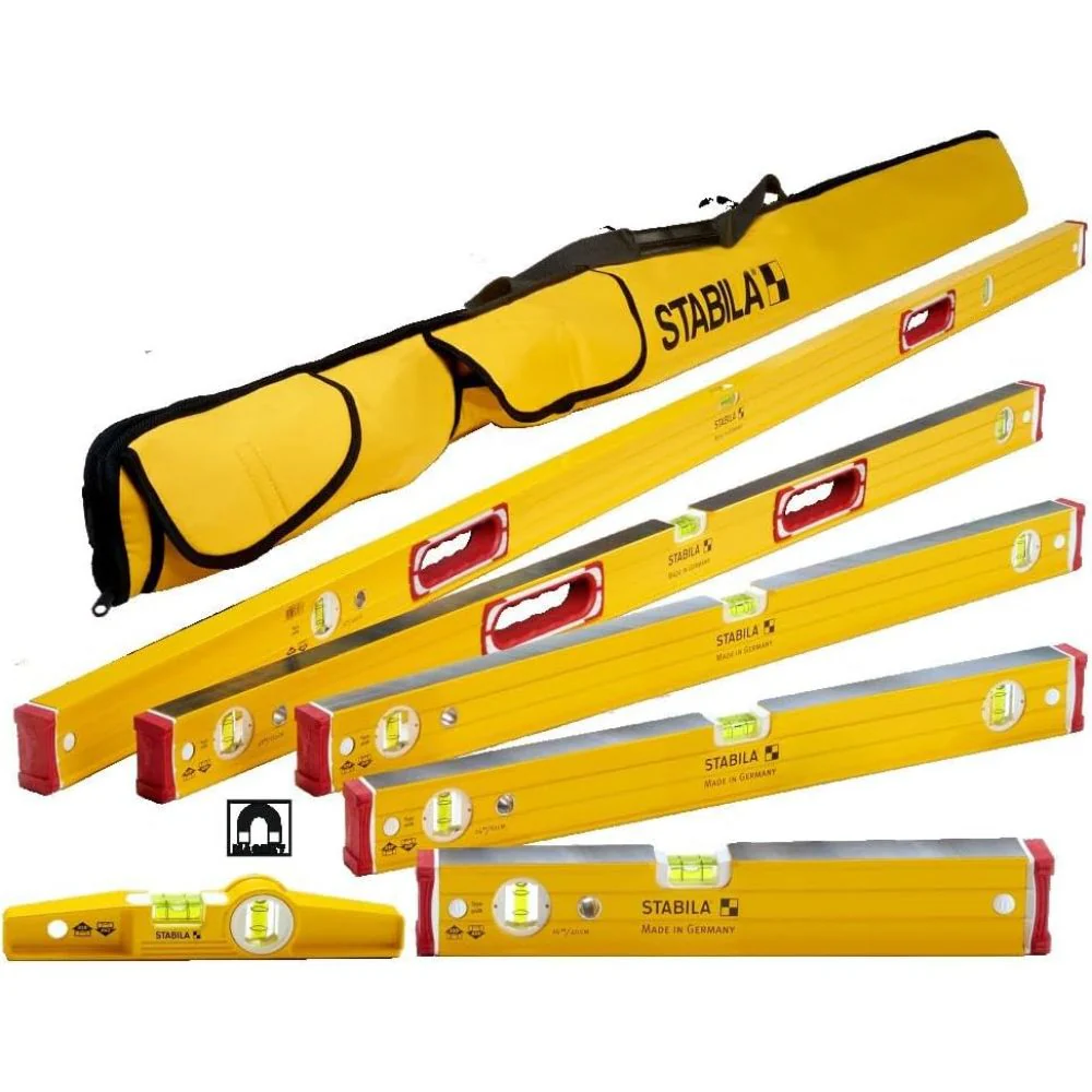 Stabila 78396 Type 96M Magnetic 6 Level Set & Case - Moutools