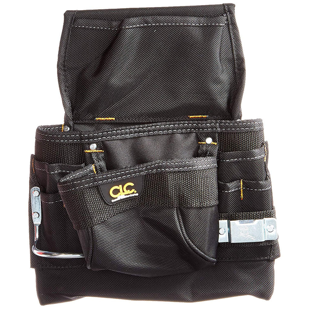 Custom Leather Craft 5833 9 Pocket Ballistic Poly Nail & Tool Bag - Moutools