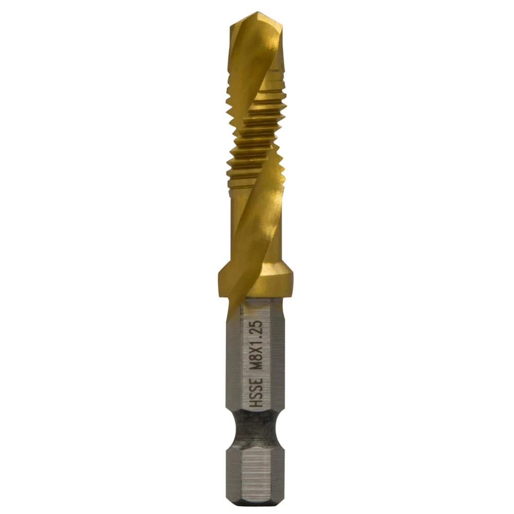 Greenlee DTAPSSM8C M8 x 1.25 Drill/Tap Bit - Moutools