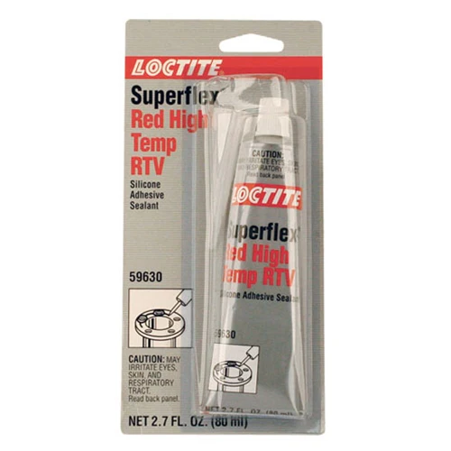 Loctite 59630 2.7 oz Superflex Red High Temp RTV Silicone Adhesive Sealant - Moutools