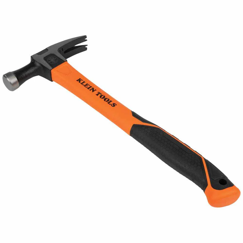 Klein H80718 Straight-Claw Hammer, 18 oz, 15