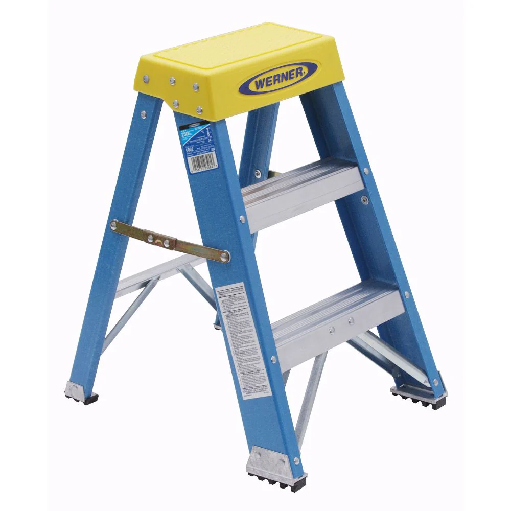 Werner 6002 2ft Type I Fiberglass Step Stool - Moutools