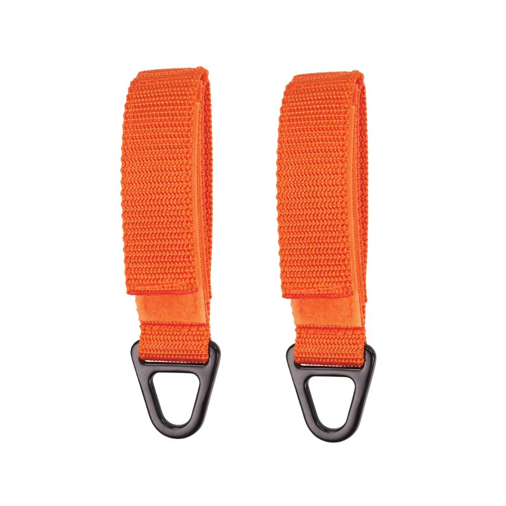Ergodyne 19172 #3172 2-pack Orange Anchor Strap Hook and Loop Closure - 5lbs / 2.3kg - Moutools