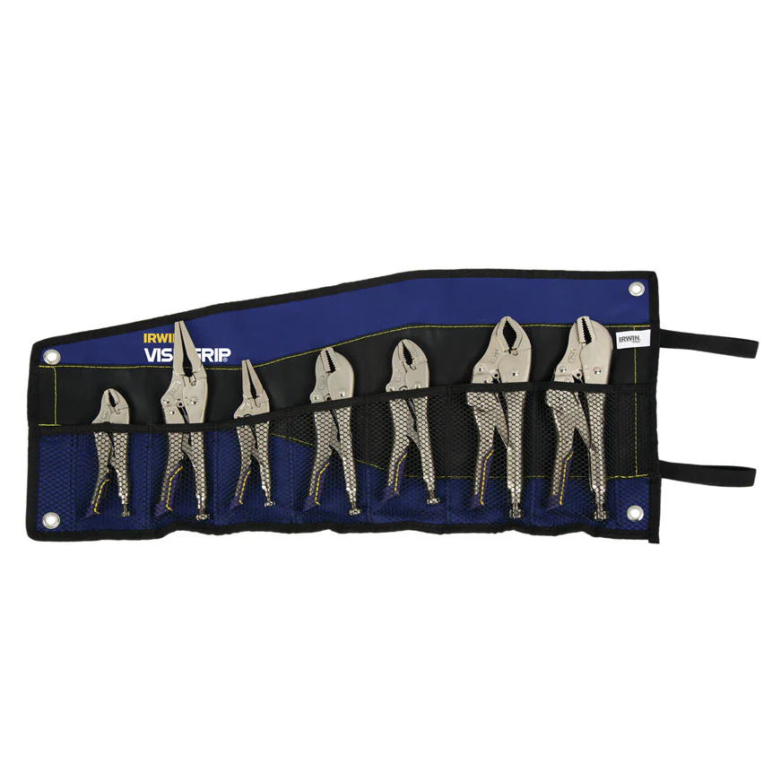 Vise-Grip IRHT82595 Fast Release Locking Plier Kit Bag Set, 7 Pcs - Moutools